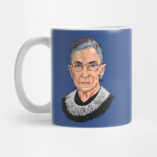 Supreme Court Justice Ruth Bader Ginsburg by pastanaut